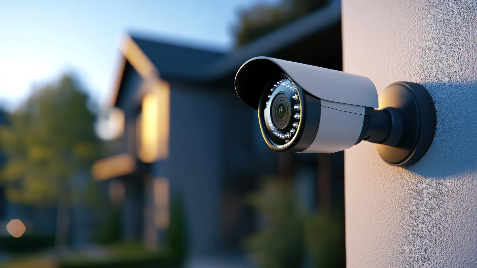 Professional security camera installation
